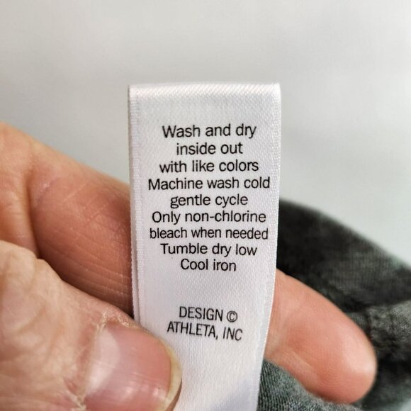 Athleta Jasper Green Ruched Tulip Hem Seeker T-Shirt Dress Size Small - Picture 7 of 11